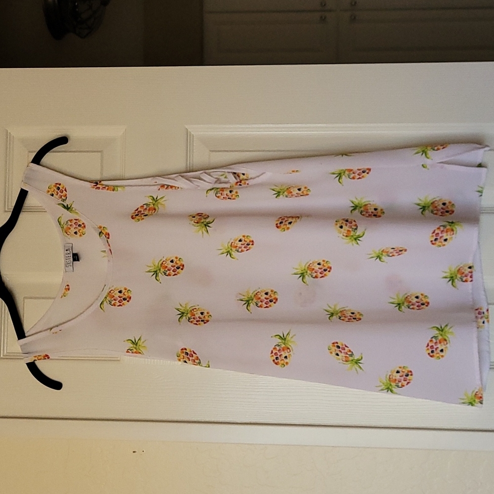 Swimsuit Coverup Pineapple Design Medium